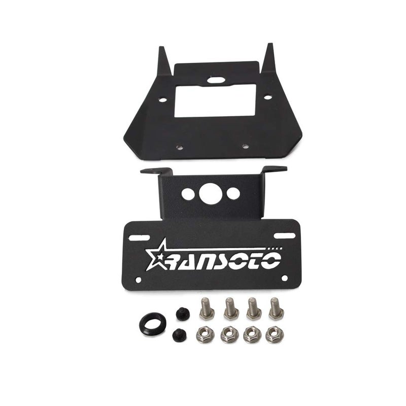 RANSOTO Motorcycle Fender Eliminator License Plate Bracket Mount Holder Compatible with Honda Grom MSX125 2017 2018 2019 2020 Quick Install, Aluminium Material, Small and Light - Image 2